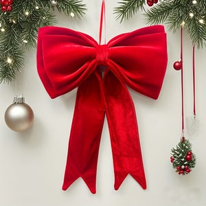 Fiocchi albero di natale rossi | Acquisti Online su