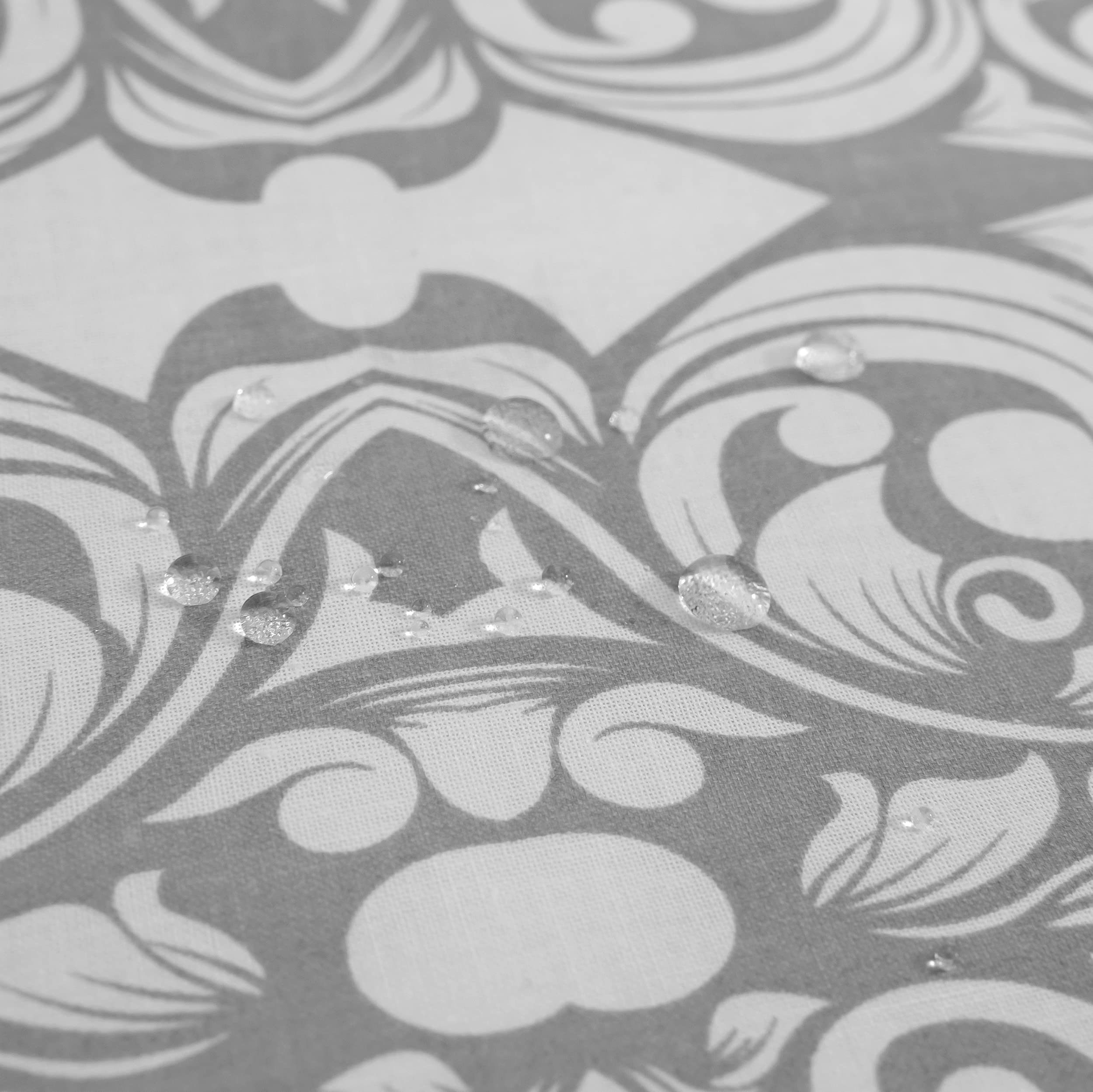 Westex Copriasse da stiro damascato resistente, imbottitura spessa a 3 strati antimacchia, gonna elasticizzata, chiusura a scatto, 38 x 137 cm (asse n - 5