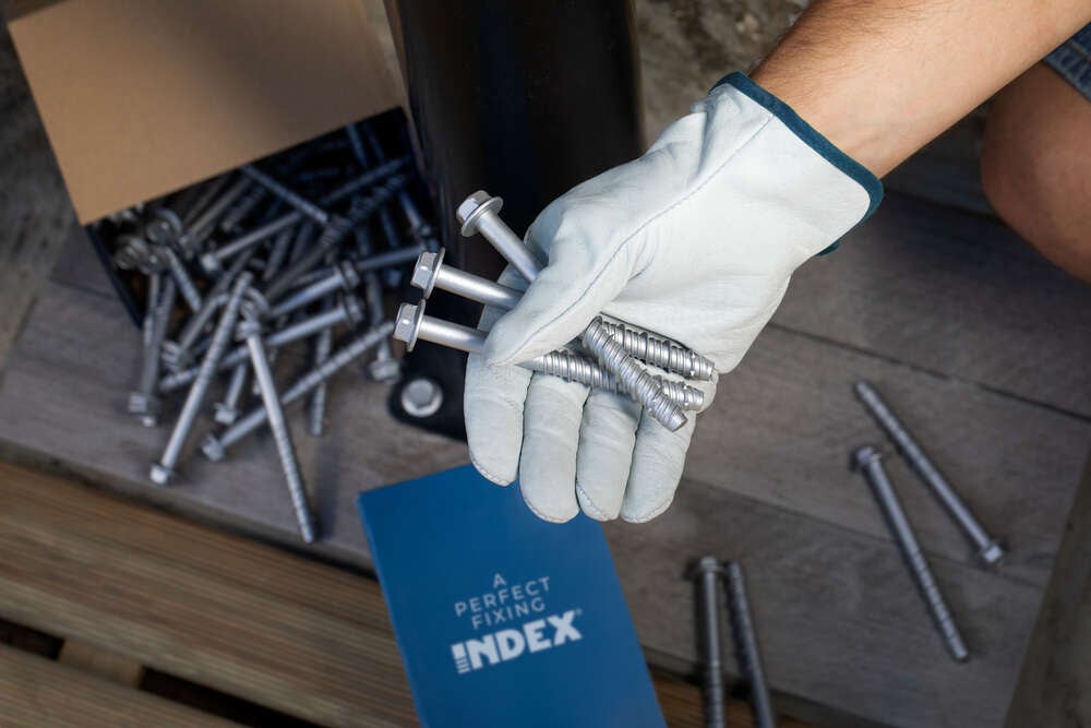 INDEX Vis a béton Tête hexagonale. Recouvrement ATLANTIS C3-H. Homologué ETE Opt.1 (Ø14 x 140 25 pièces.) THE14140 - 4