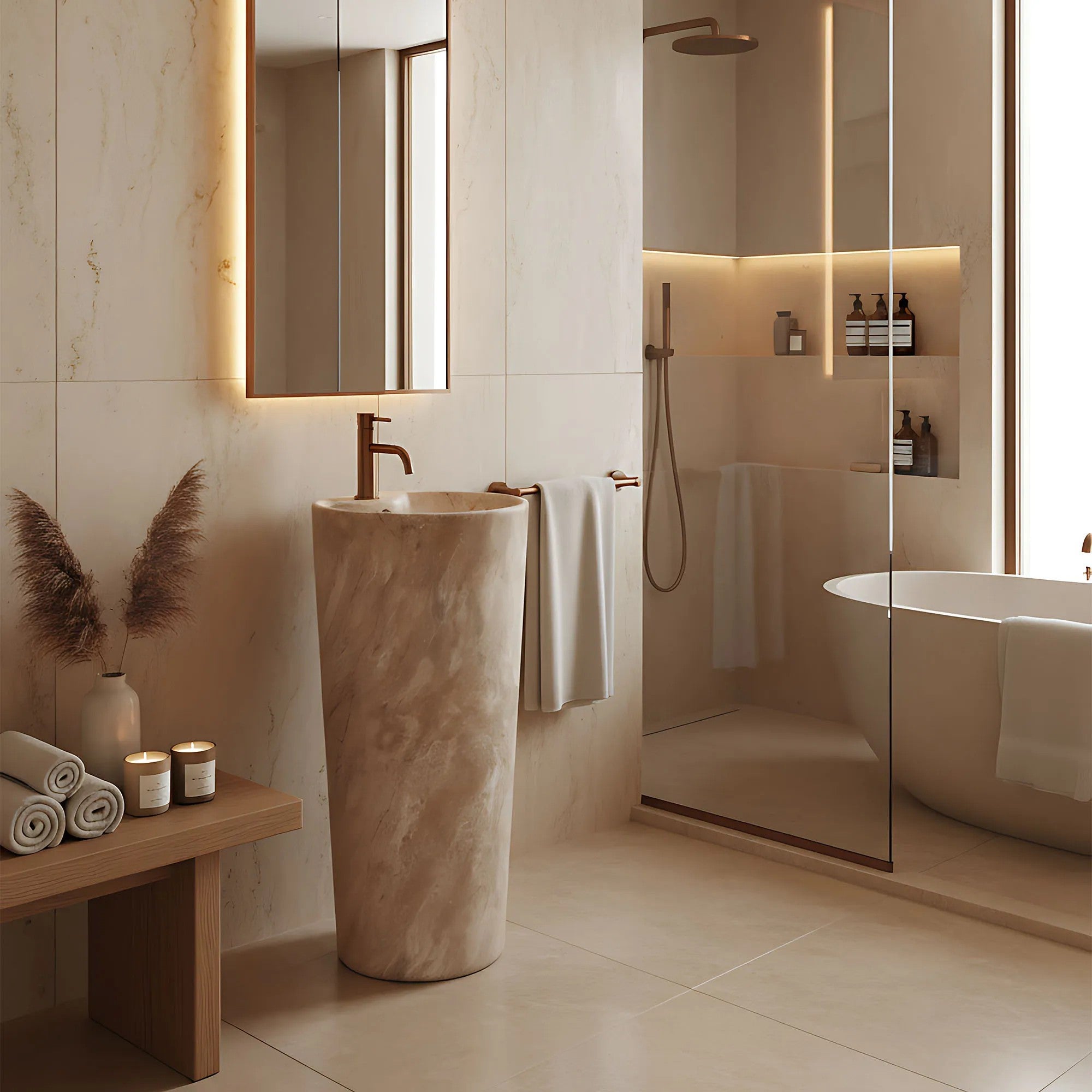 VASQUE AUTOPORTANTE REA BLANKA SAVANA MATT BEIGE - 7