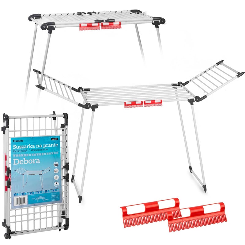 Suszarka na pranie stojąca do ubrań 19m Massido