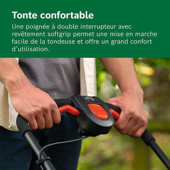 Tondeuse sans fil Bosch ROTAK18V2-38 38 cm 2x18V 4,0Ah 40 L 6 hauteurs - 5
