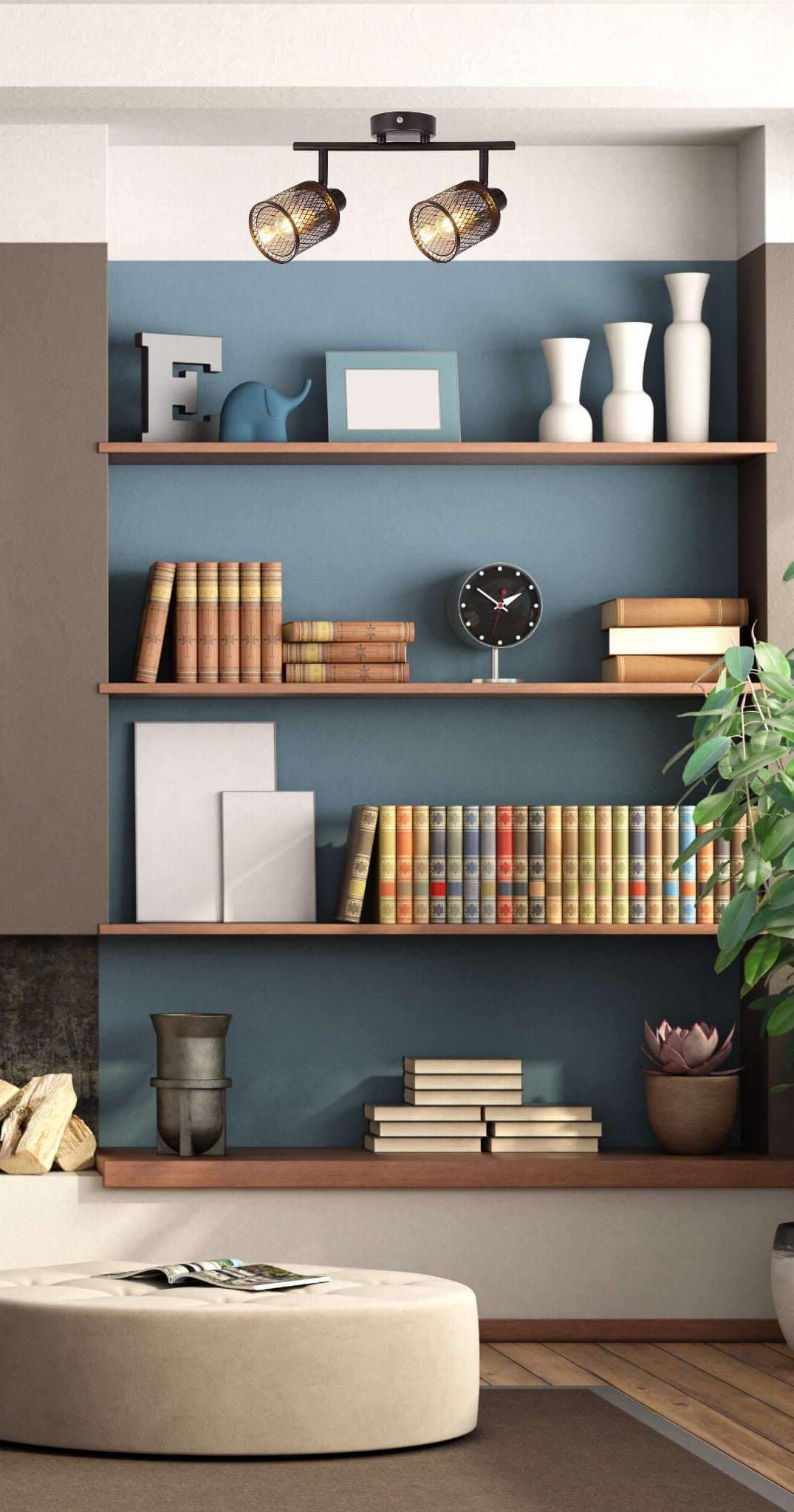 Lampa sufitowa Canabera brązowo-bursztynowy 2xE14x40W wym: 19 x 36 x 9 cm metal Candellux - 2