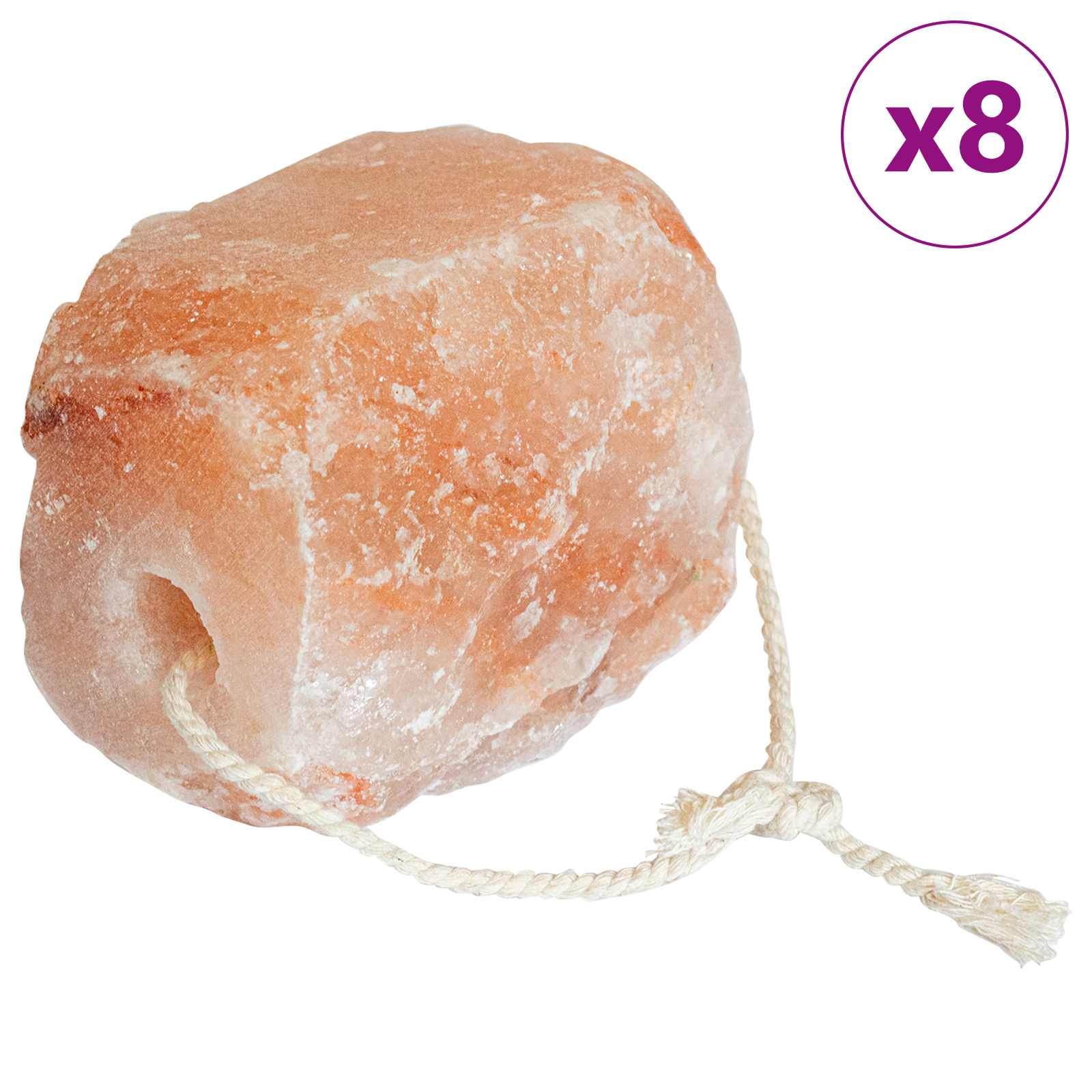 Sól do Lizań Różowy Sól kamienna vidaXL