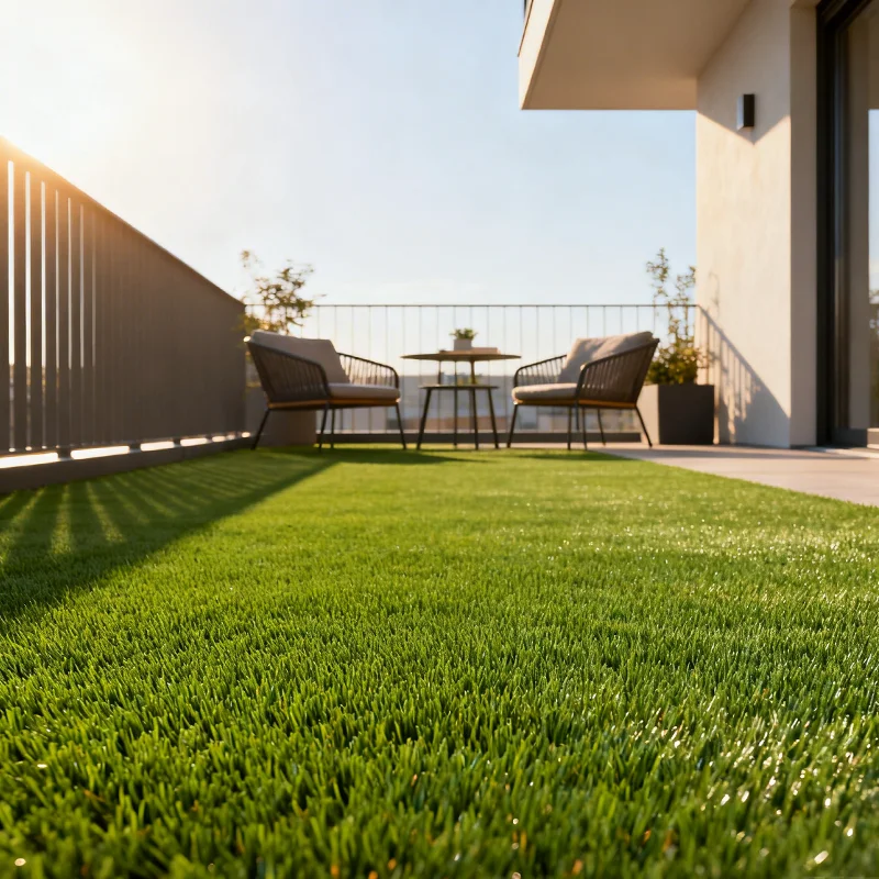 Arquiservi® - Relva Artificial Forever Ultra 20mm Rolo 1x1m (1m²) Densidade Premium Realista Fácil Instalação Jardins e Terraços - 4
