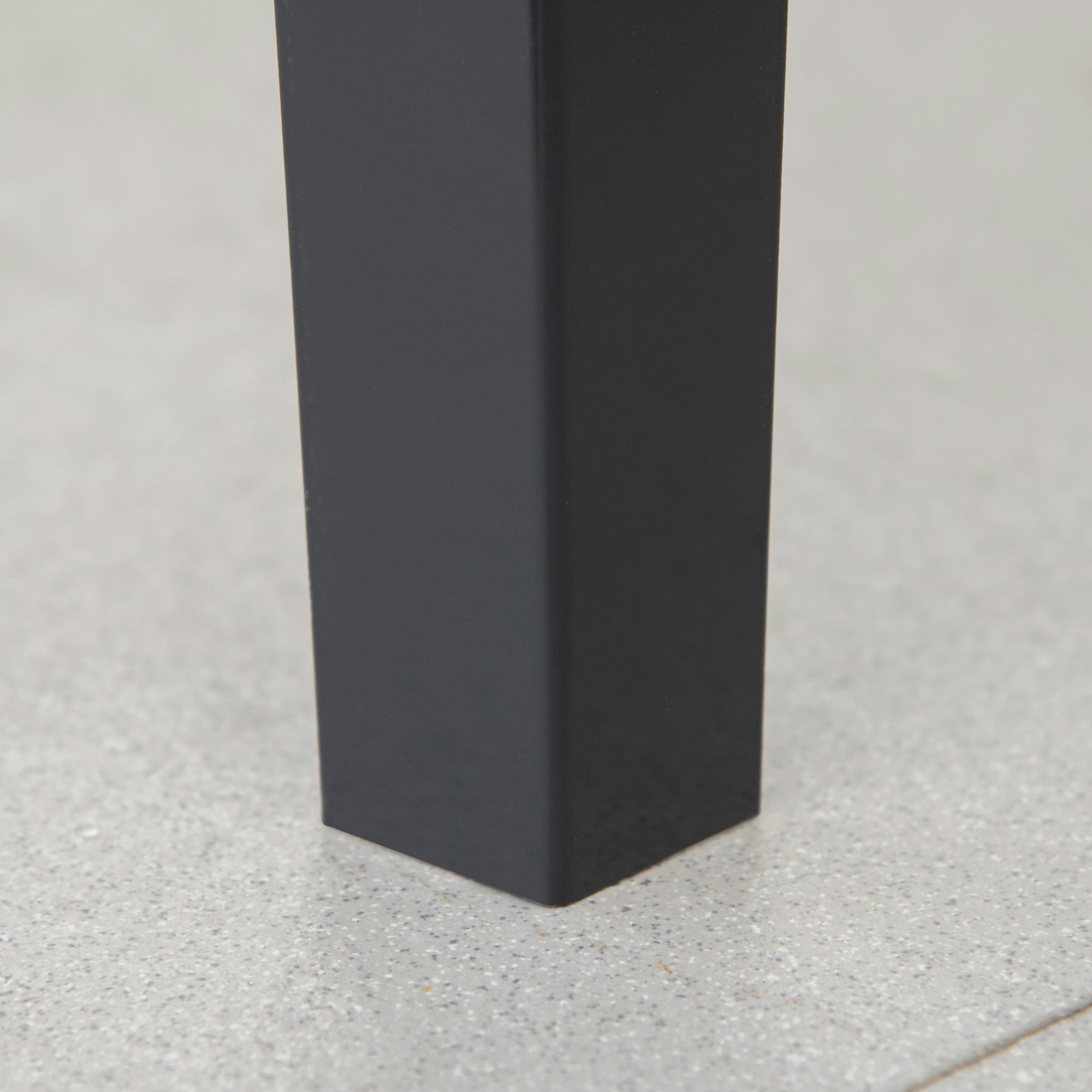 Jardinière sur pieds 100 x 30 x 80 cm acier galvanisé noir - 9