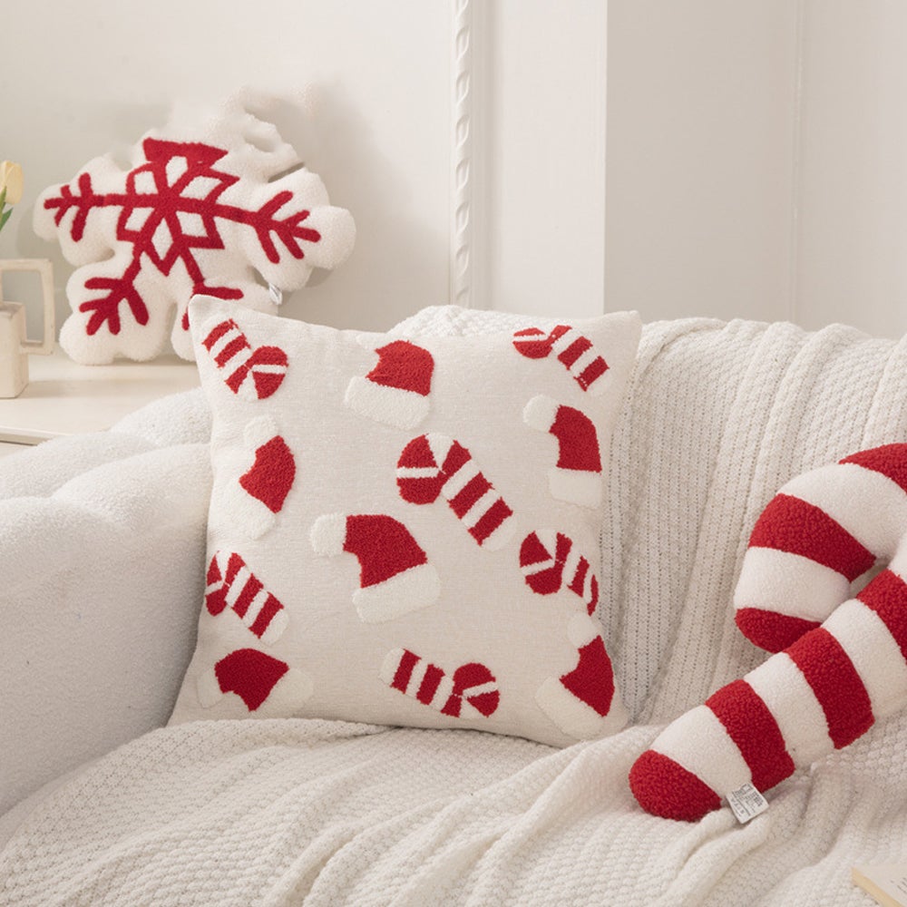 Housse de coussin de père noël - France