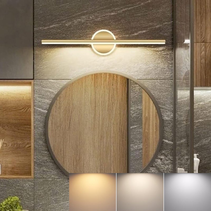 Lampa Lustro do Toaletki 40cm - Oświetlenie LED 10W, 3 temperatury barwowe - Kinkiet do Łazienki - Idealna do Szafki z Lustrem w Hotelu