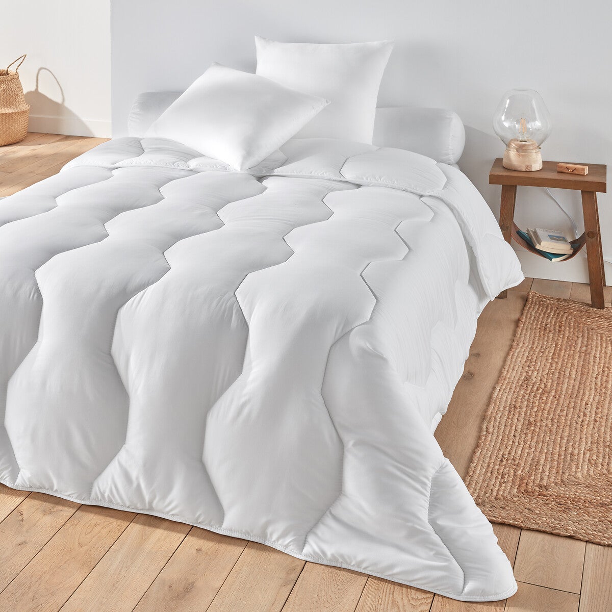 Couette été lavable à 95° Blanc 240 x 220 cm Leroy Merlin — free download