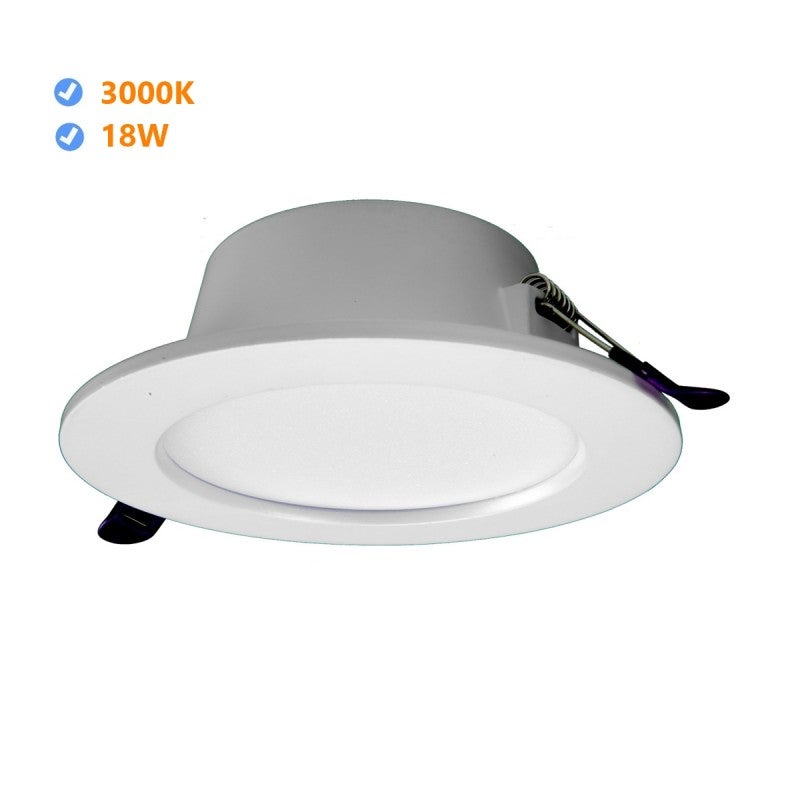Downlight LED "oasis" okrągły wpuszczany 24W 6000K biała ramka