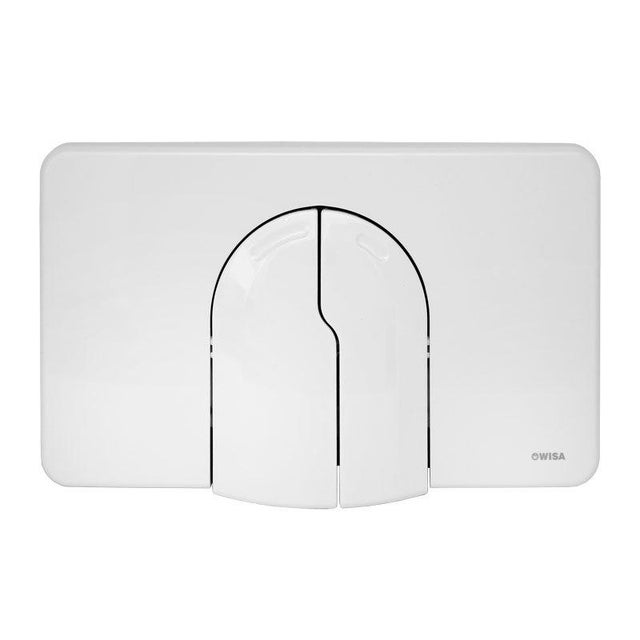 Wisa Kantos Plaque De Commande Blanc Brillant Pour WISA XT - Actionnement 2 Quantités
