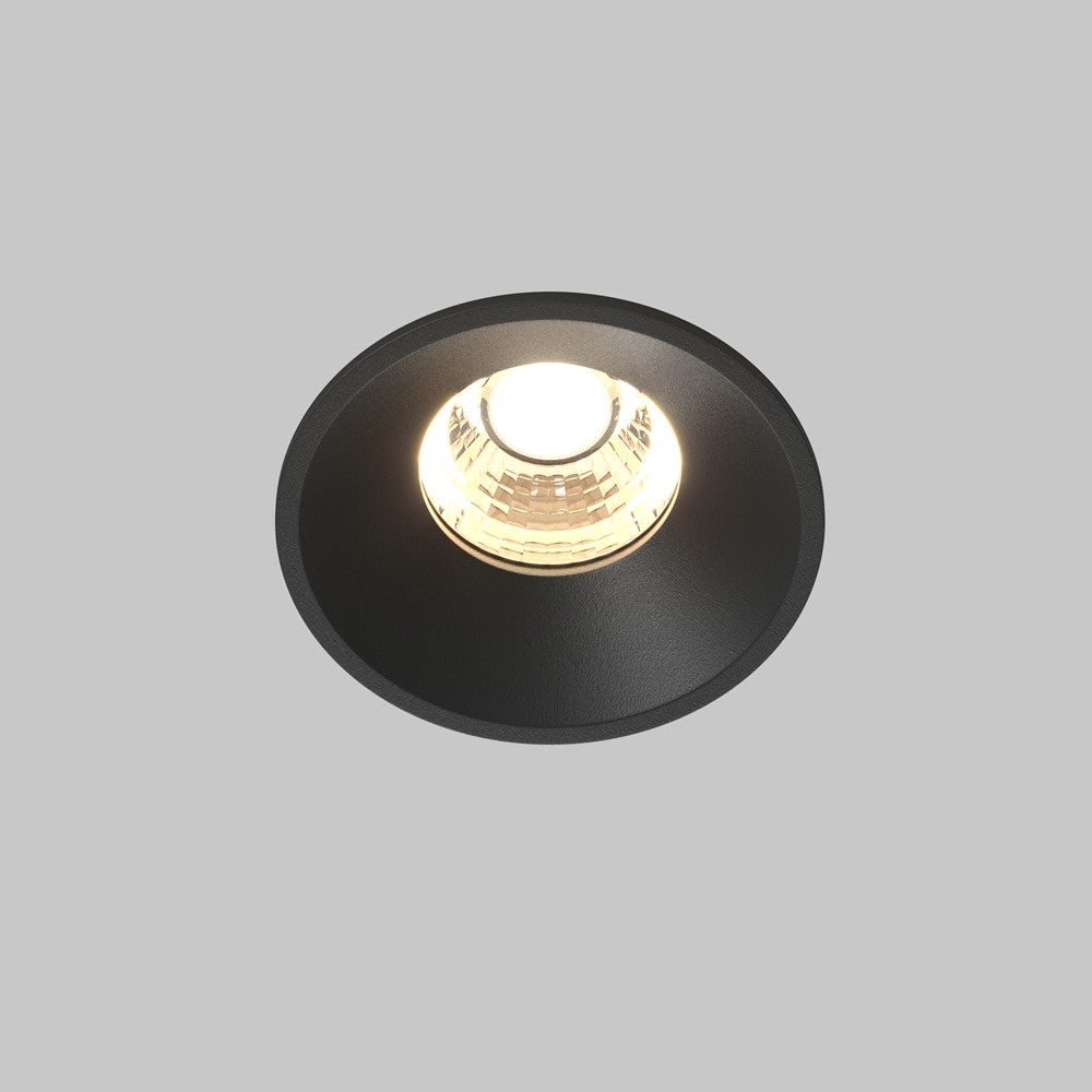 Oprawa stropowa sufitowa wpuszczana Round czarna LED 7W 3000K 450lm wym: 5,3 x 6 x 6 cm okrągła Maytoni - 3