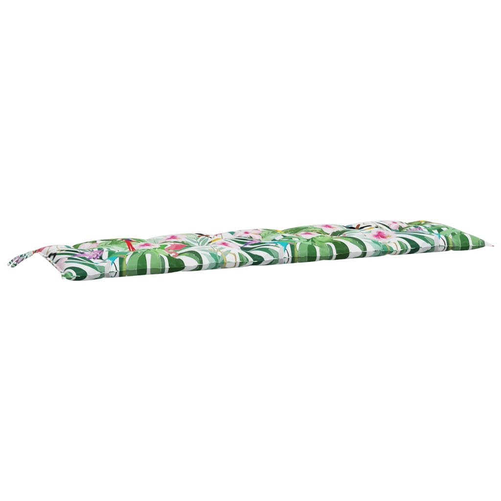 Coussins de banc de jardin 2 pcs multicolore tissu Oxford - 4
