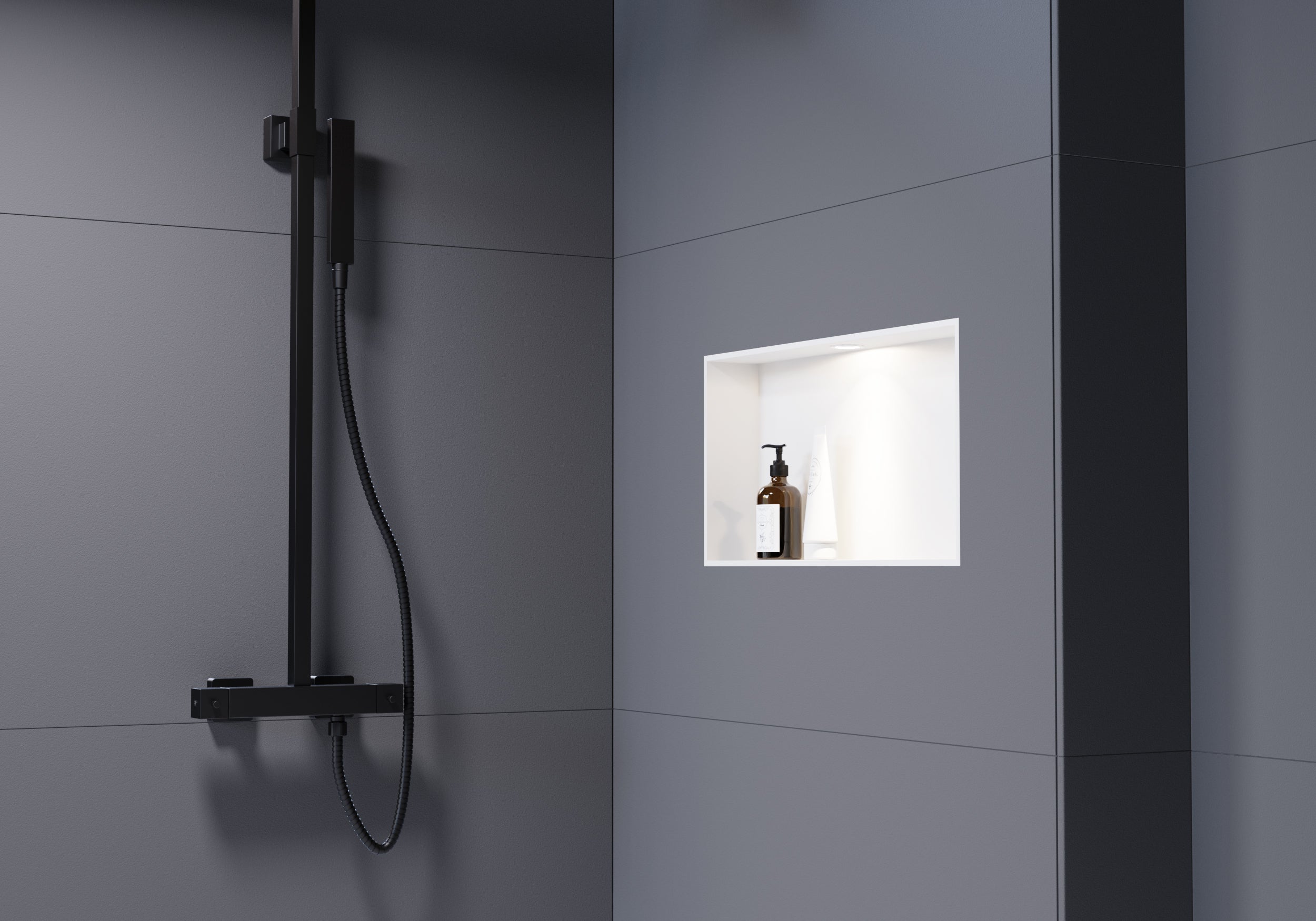 BERNSTEIN - Spot LED encastrable avec cadre Blanc mat, lumière réglable blanc neutre - Ø45x22,3cm - IP65 - 4