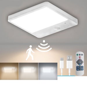 6 Luci Notturne Con Sensore Di Movimento Foonii - Alimentazione A Batteria, Classe A, Bianco - Foto 7