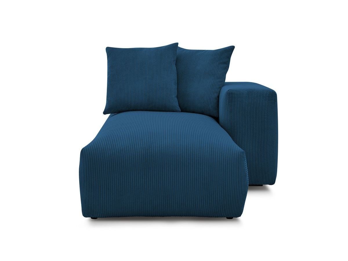 BOBOCHIC Méridienne avec accoudoir pour canapé modulable VOLTAIRE Bleu foncé Angle droit - 5