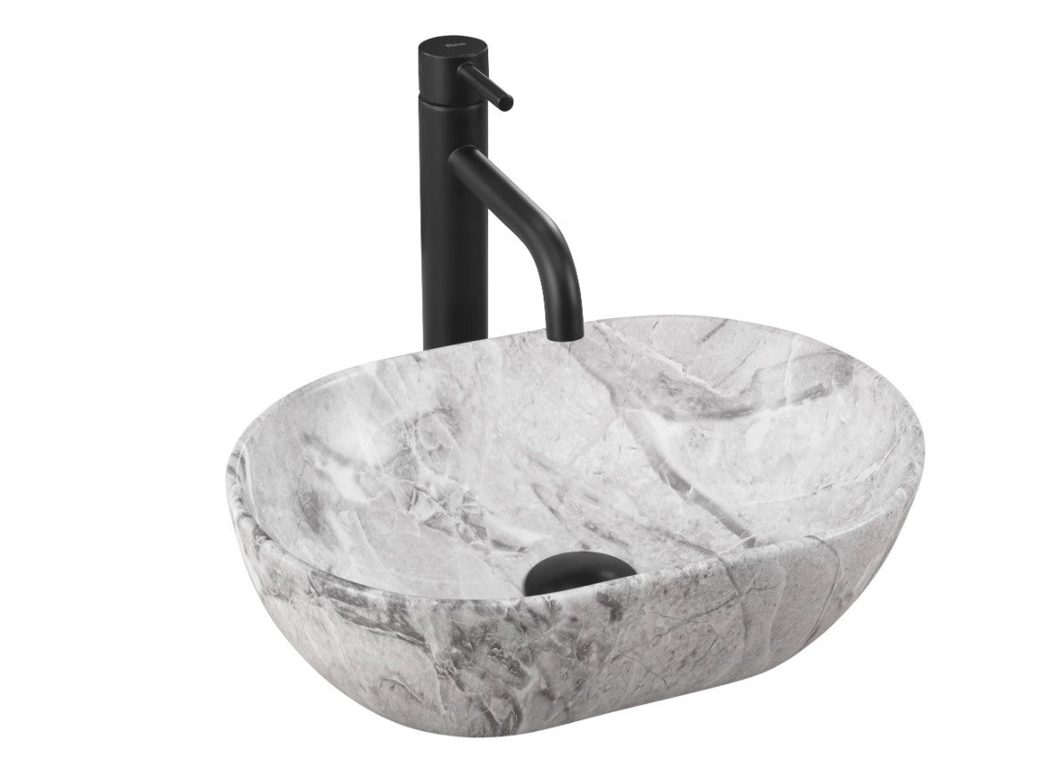 Umywalka Nablatowa Rea Amelia Mini Szary 38 X 26