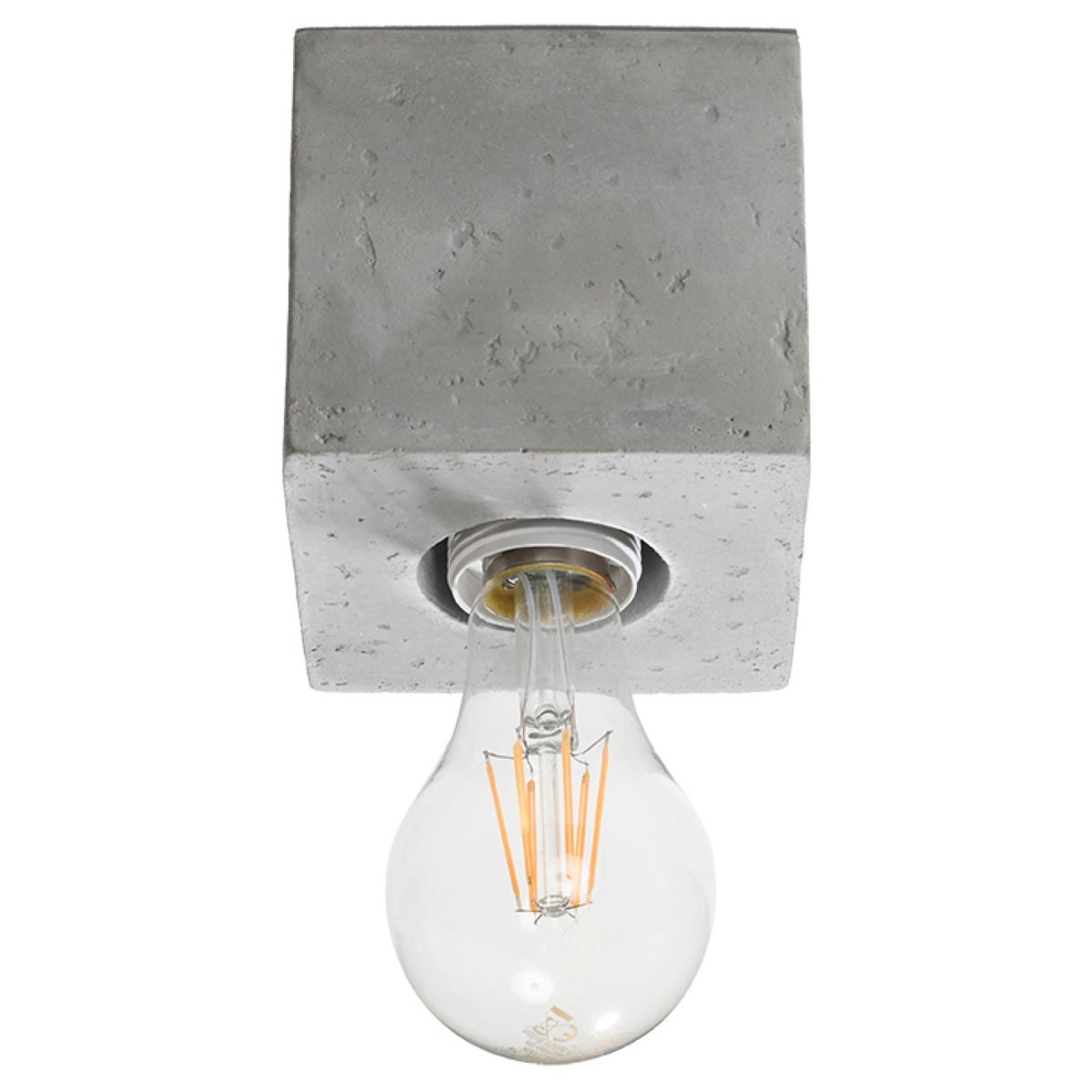 Reflektor spot DORMA szary 1xE27x60W beton architektoniczny wym:10x10x10cm IP20 Pure Lume