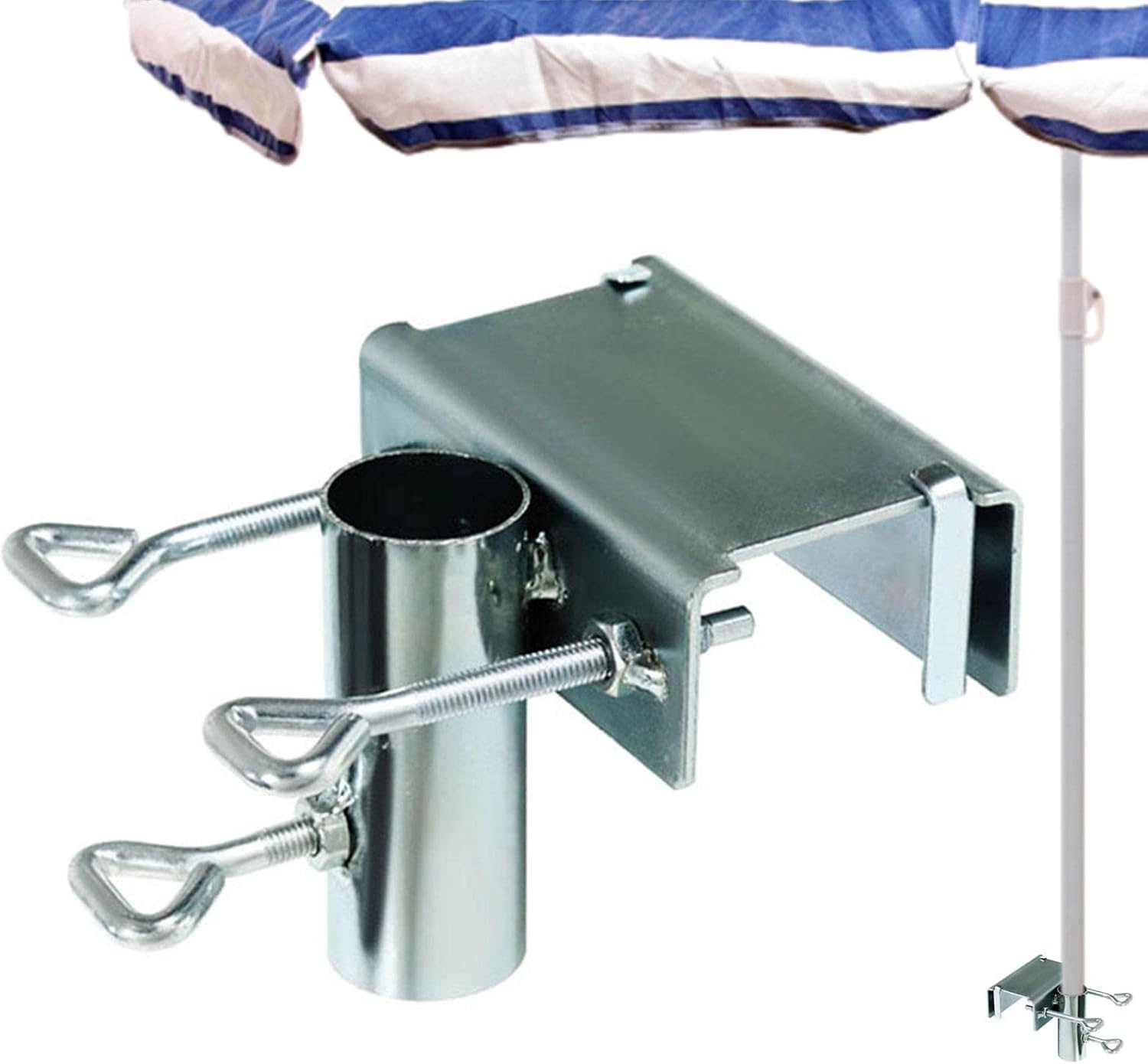 Rayong Lot De 100 Clips De Mât De Drapeau En Acier Inoxydable - Attaches Solides Pour Drapeaux, Porte-clés, Corde à Linge Et Bien Plus