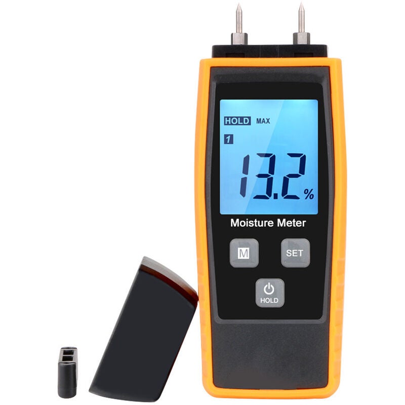 Humidimètre numérique pour bois de chauffage, testeur d'humidité du bois portable - 3