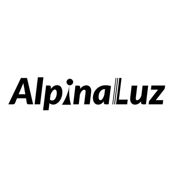 Alpinaluz Suspension Tubulaire GU10 en Aluminium Noir, Hauteur 40 cm, Hauteur Réglable C04-BK