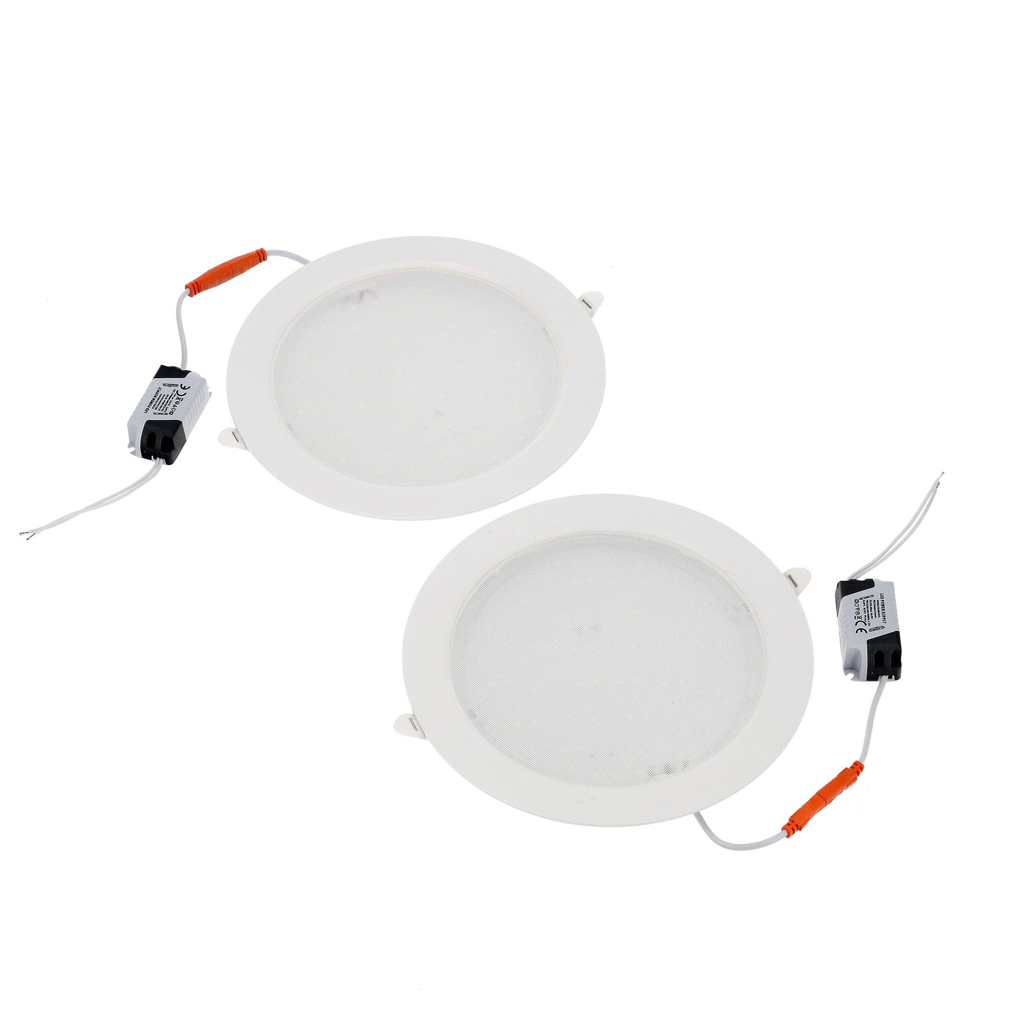 Oprawa stropowa oprawa LED AURA PRIZMA dwupak 2x18W biała 4200K wpuszczana HOROZ ELECTRIC