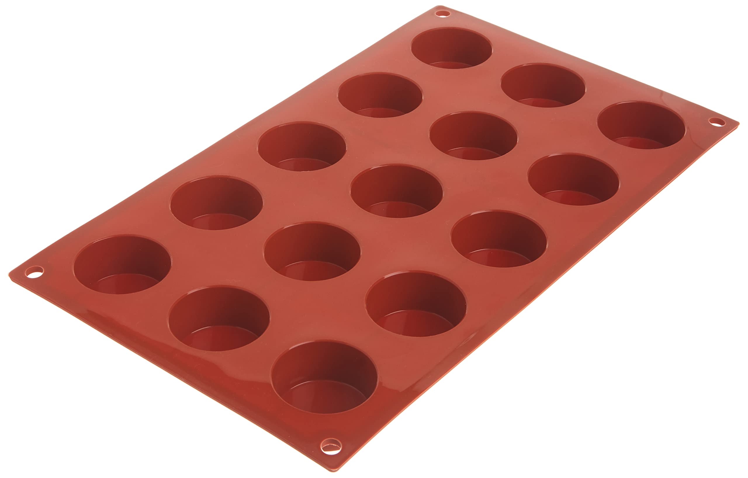 Silikomart Stampi In Silicone Per Dolci – Marsigliese 95x35 H25 Mm, Rosso, Made In Italy, Resistente Da -60°C A +230°C