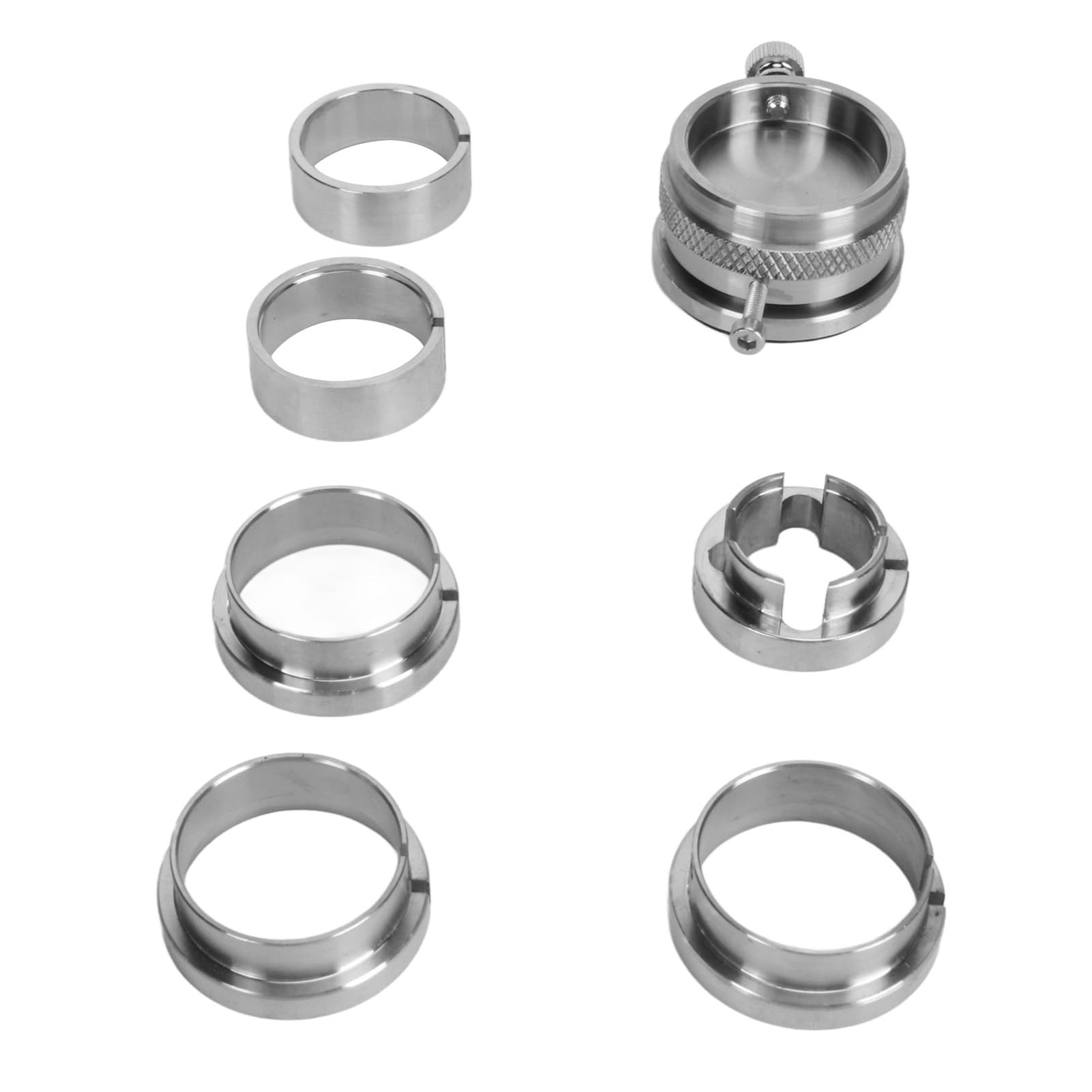 Support De Mouvement Pour Horloger - Base En Acier Inoxydable Argenté, Multifonction, Neuf