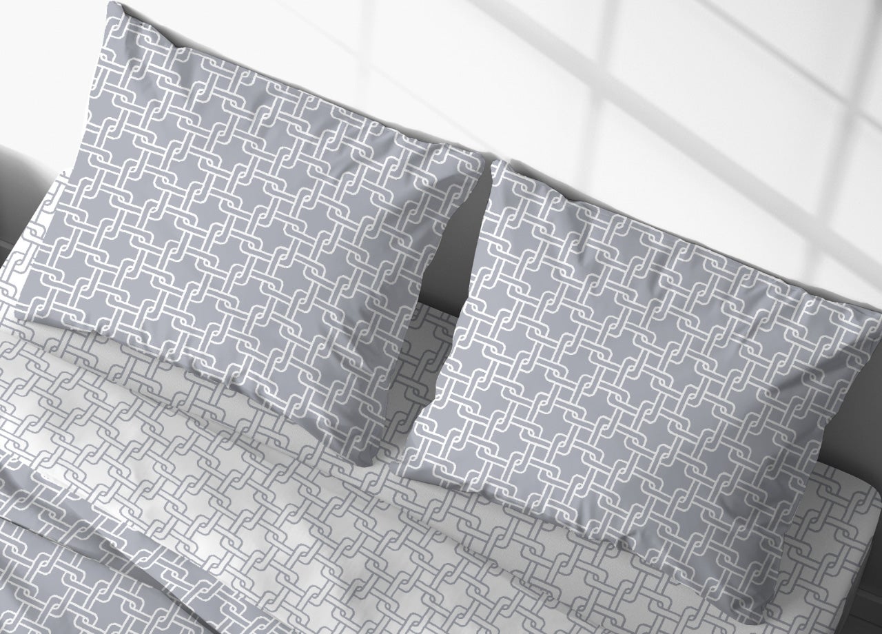 Federe Cuscino 52x82 Cm Con Bottoni – Set 2 Pezzi In Cotone 100% Lavabile, Colore Tortora, Per Camera Da Letto E Guanciali Luxury