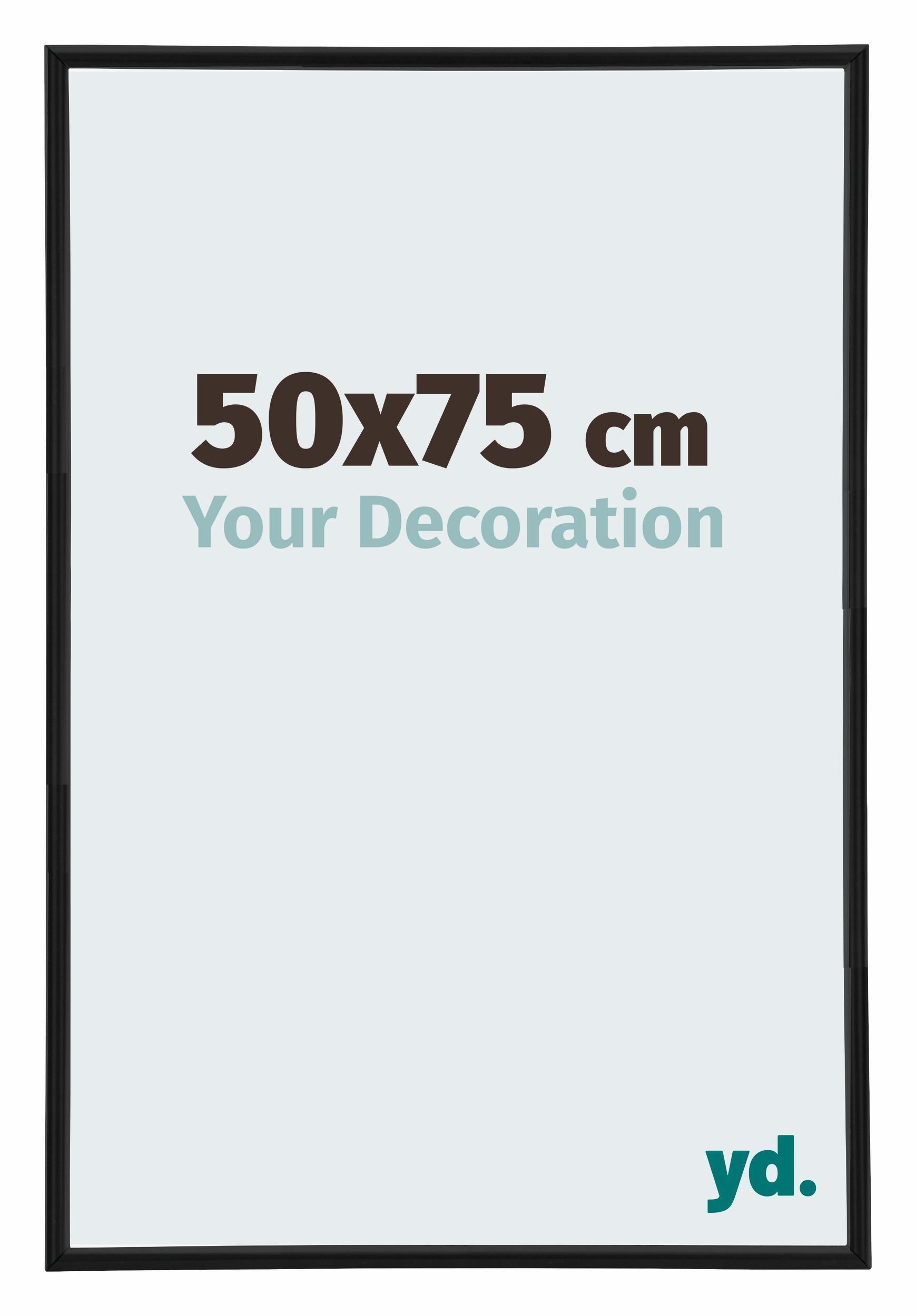 Cadre Pour Puzzle 48x68 Cm – Noir Mat, Plastique, Verre Anti-UV, Fabrication Européenne – Yd. Your Decoration
