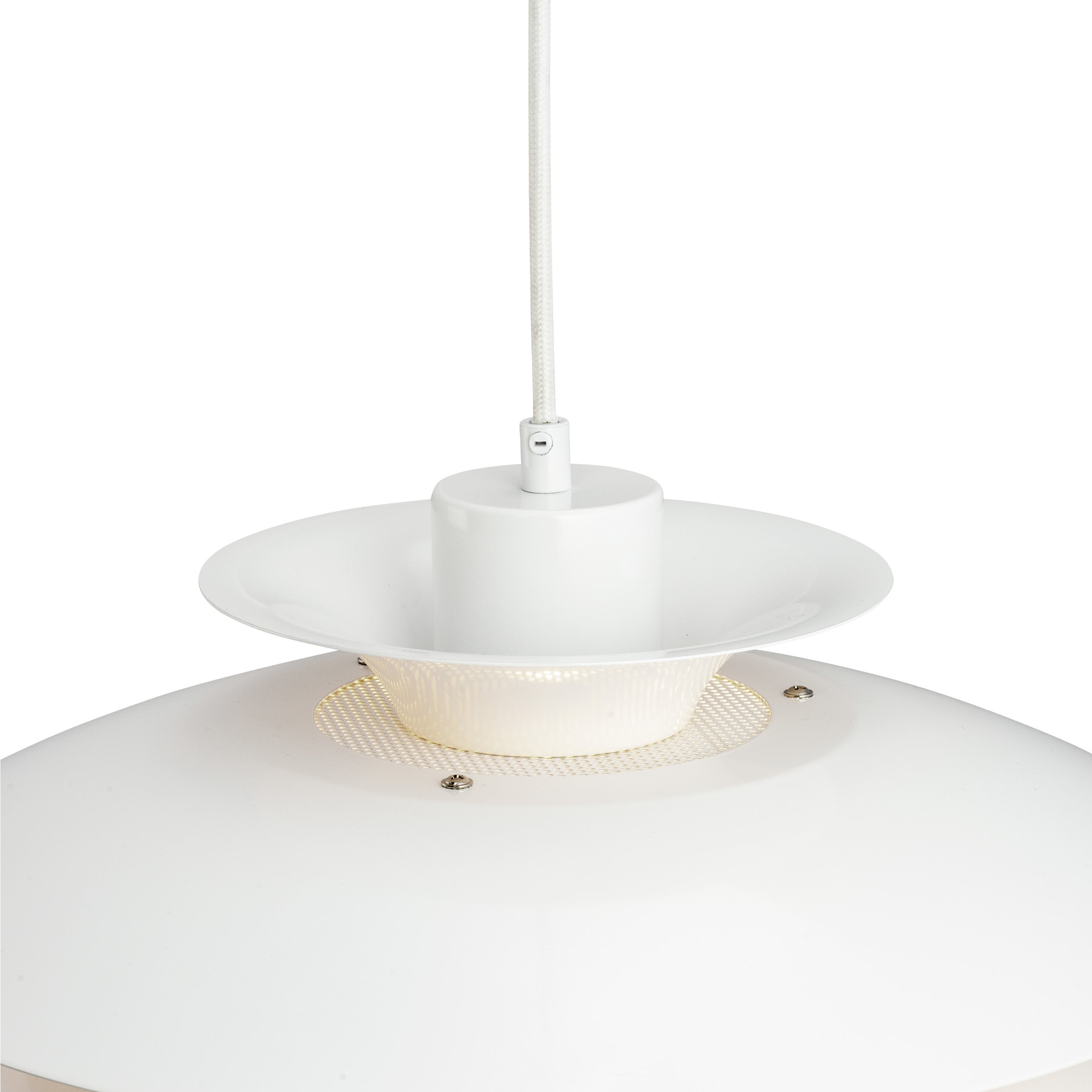Suspension en métal blanc mat, h 20 cm d 38 cm Ejka - DYBERG LARSEN - 6
