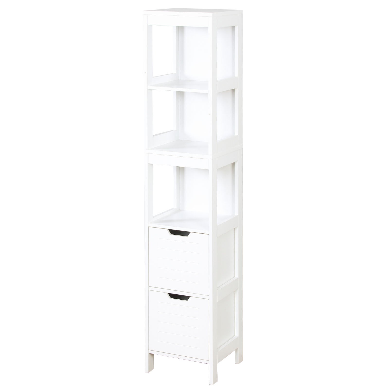 Cabinet de salle de bain avec stockage Blanc 30 x 35 x 95 cm | Leroy Merlin