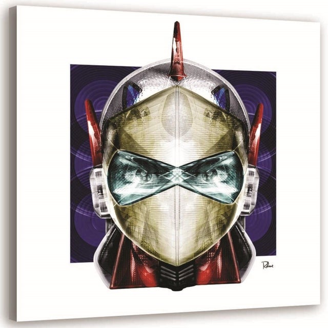 Tableau Portrait de Actarus Goldorak - 40 x 40 cm