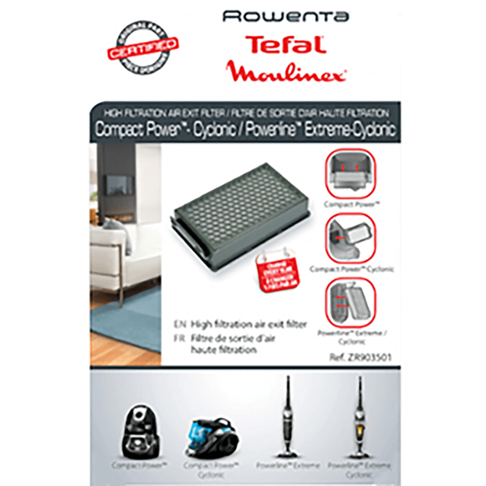 filtre sortie d'air pour aspirateur - rowenta - 4
