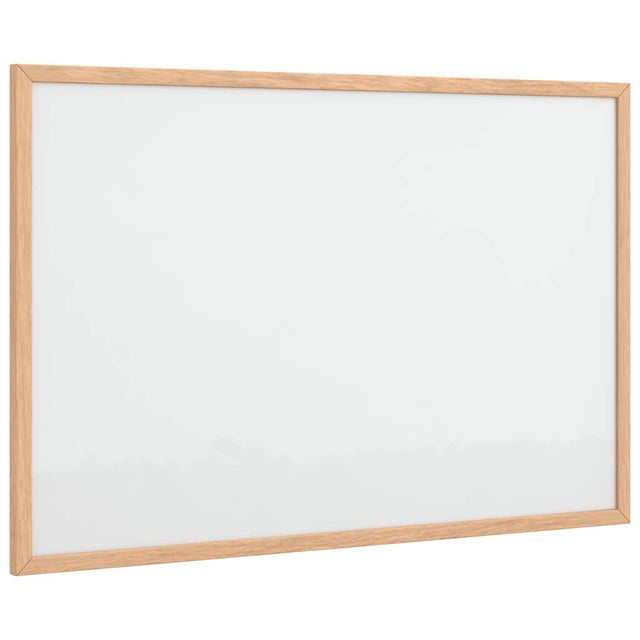 Tableau blanc magnétique avec cadre en bois de pin 60x40 cm - COMFORTXL