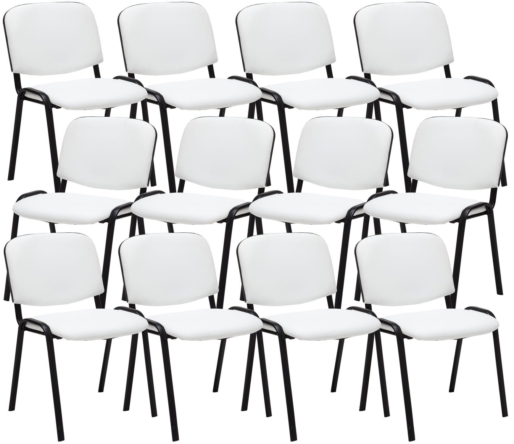 Lot De 12 Chaises De Salle à Manger - Aluminium Couleur Bordeaux - Occasion Bon état - Dimensions 93x50.5x47 Cm