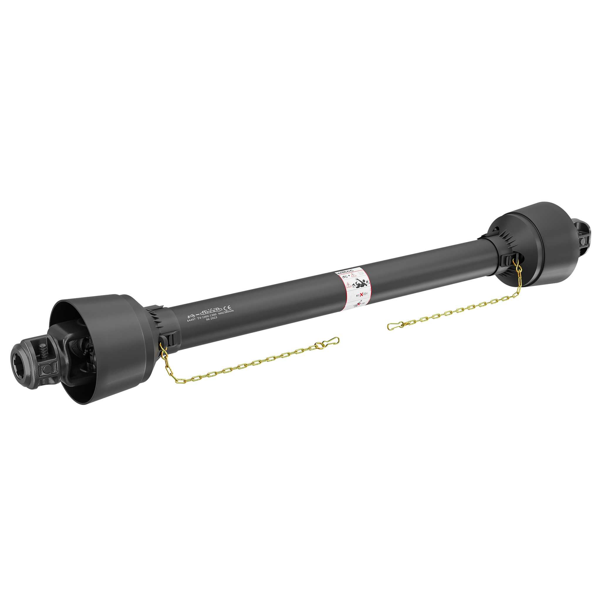 Arbre Transmission T4 cardan - longueur 1000-1100 mm / 2x 1 3/8