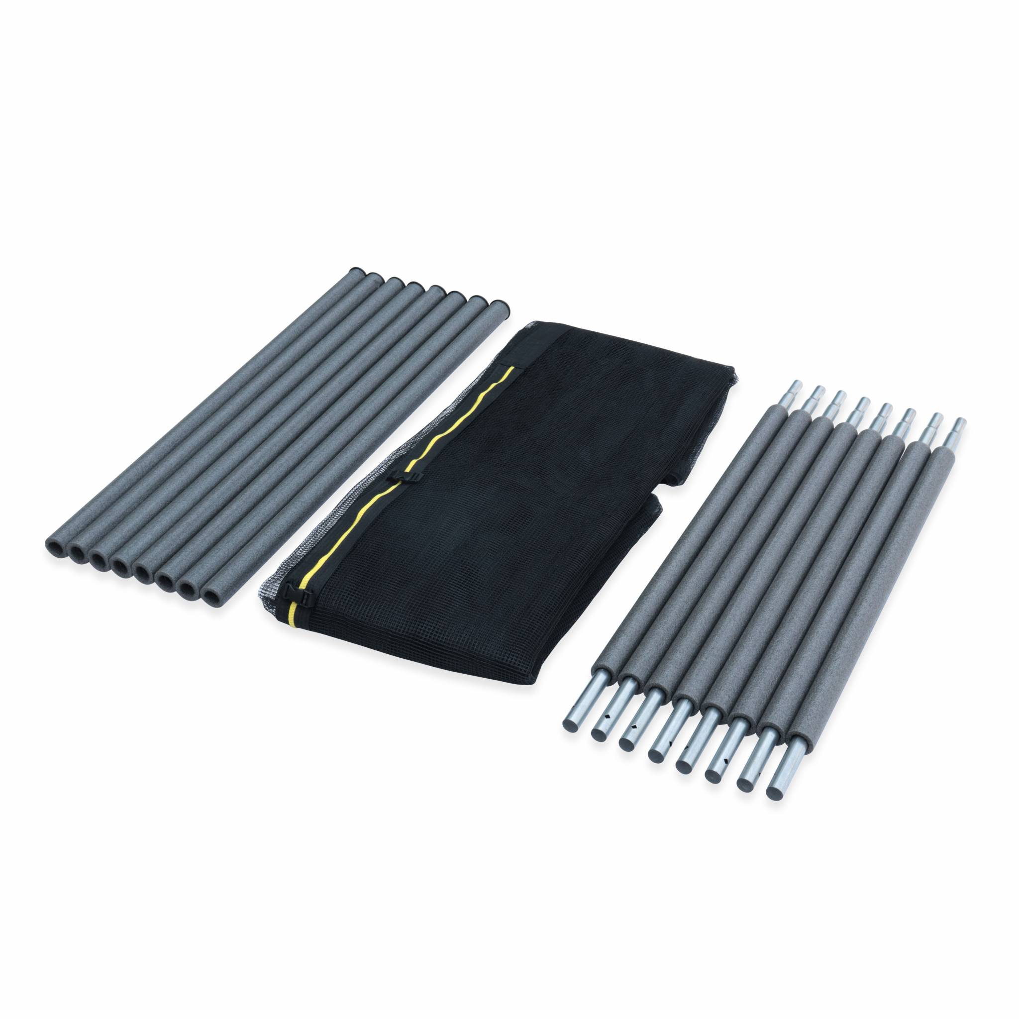 Kit Réparation Trampoline – 10 Sangles Nylon + 10 Boucles Triangulaires Galvanisées, Avec Aiguille Et Fil