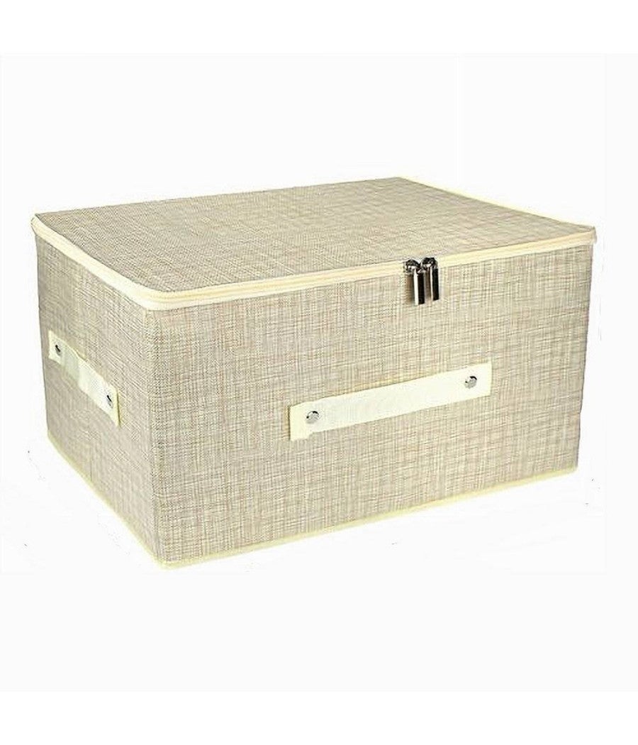 Trade Shop - Box Scatola Salvaspazio Portatutto Contenitore Organizer Cerniera 79416 45x35x20cm - - 4