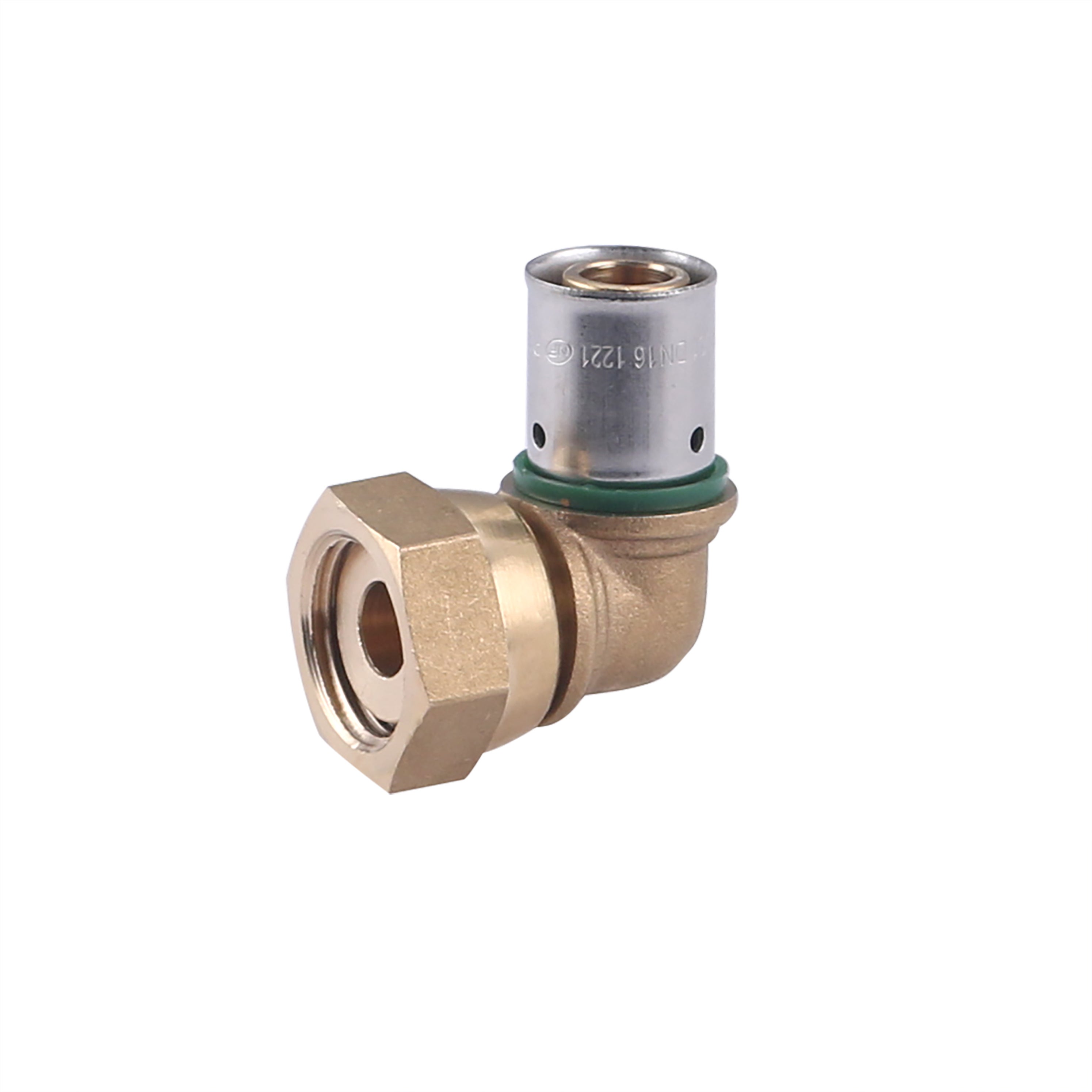 Raccord PER à Sertir Coude Ø16 - Femelle Tournant 15x21 NOYON & THIEBAULT - 2