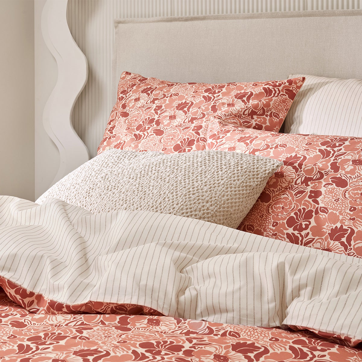 Taie d'oreiller imprimée en percale de coton, GLORIA - 4