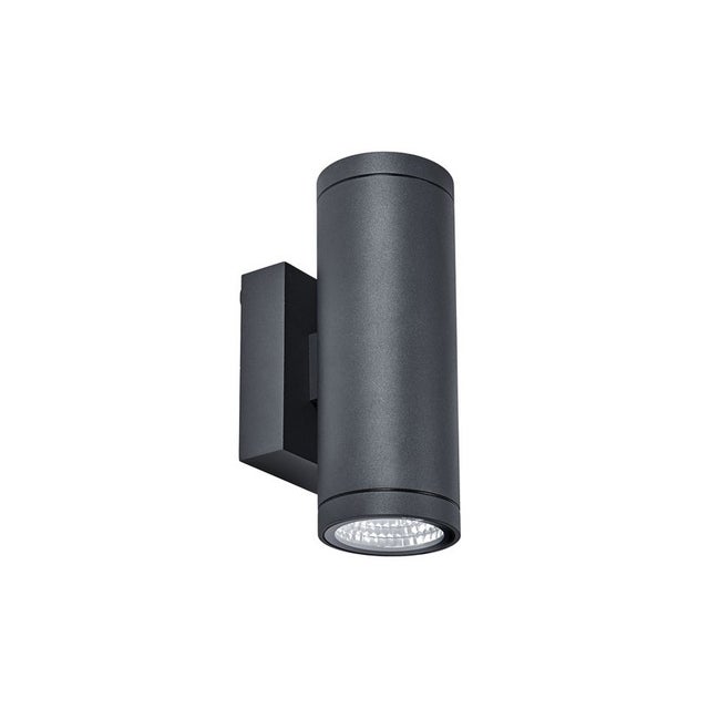 Applique murale extérieure Axo LED - 2X10W - 3000K - 750lm - Dimmable - Avec ampoule - Anthracite