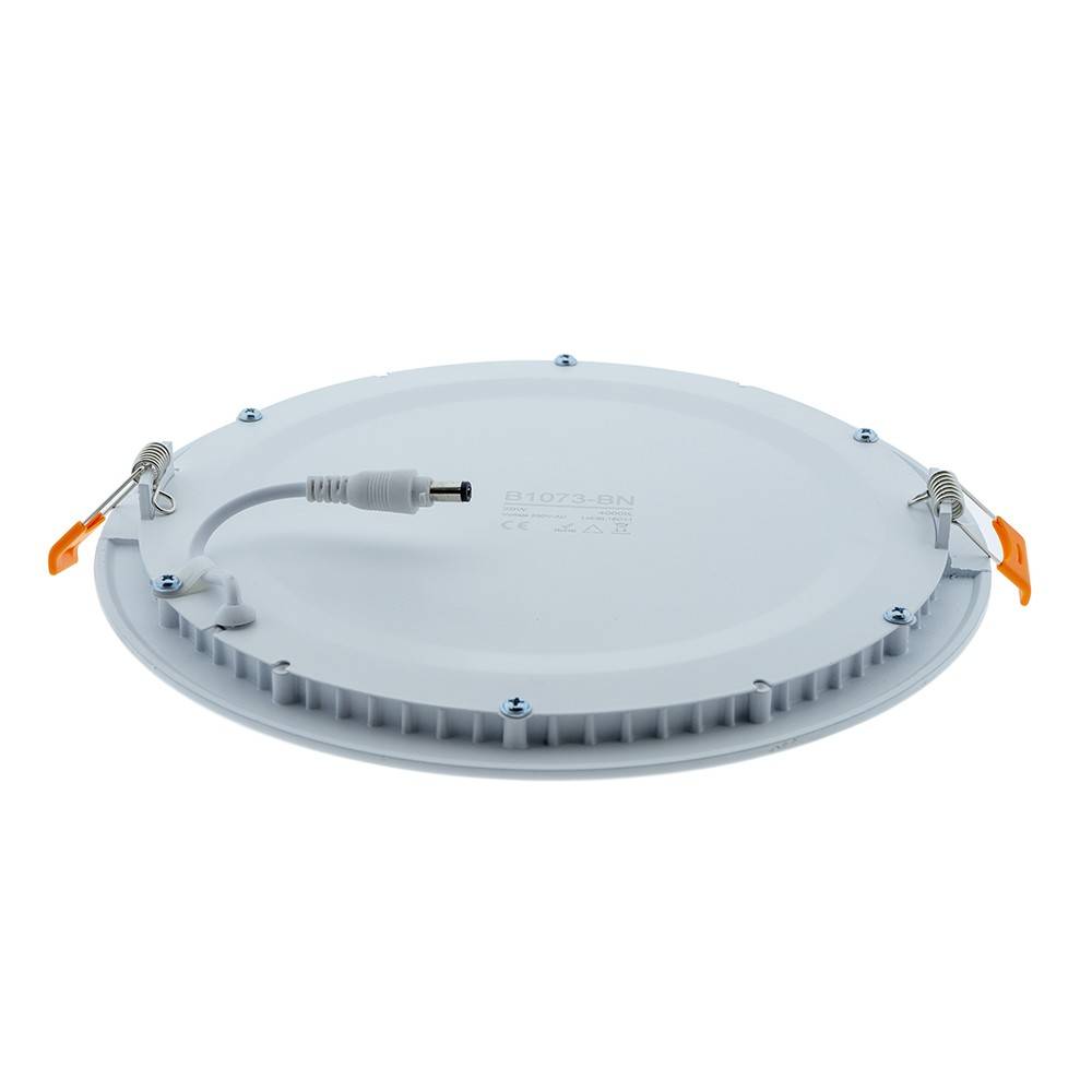 Spot LED encastrable circulaire 18W - Découpe Ø 205 mm - Garantie 5 ans - Blanc Neutre - 3