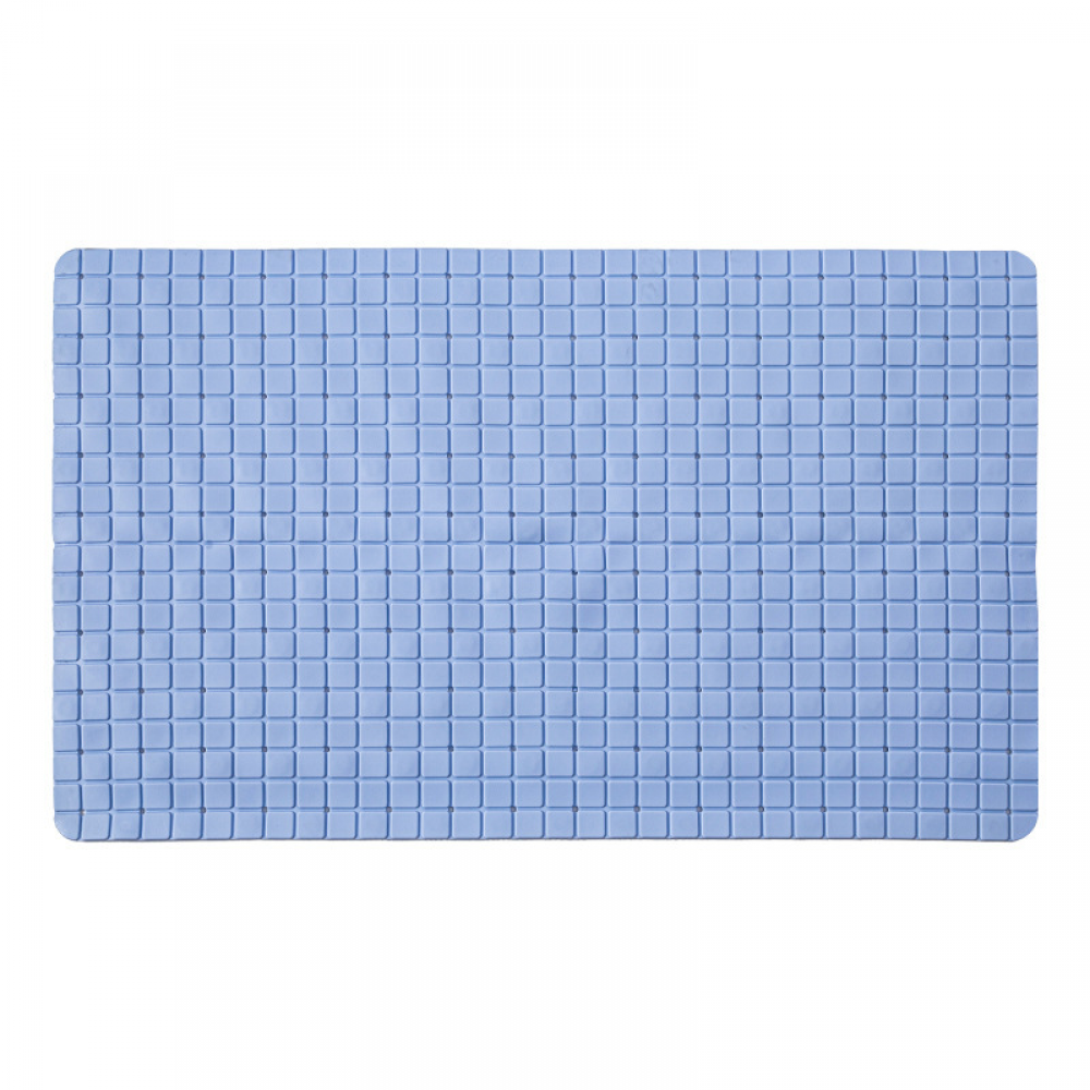Mata antypoślizgowa pod prysznic, mata do wanny z przyssawką, odpowiednia do wanny i prysznica, 81 x 42 cm, niebieska