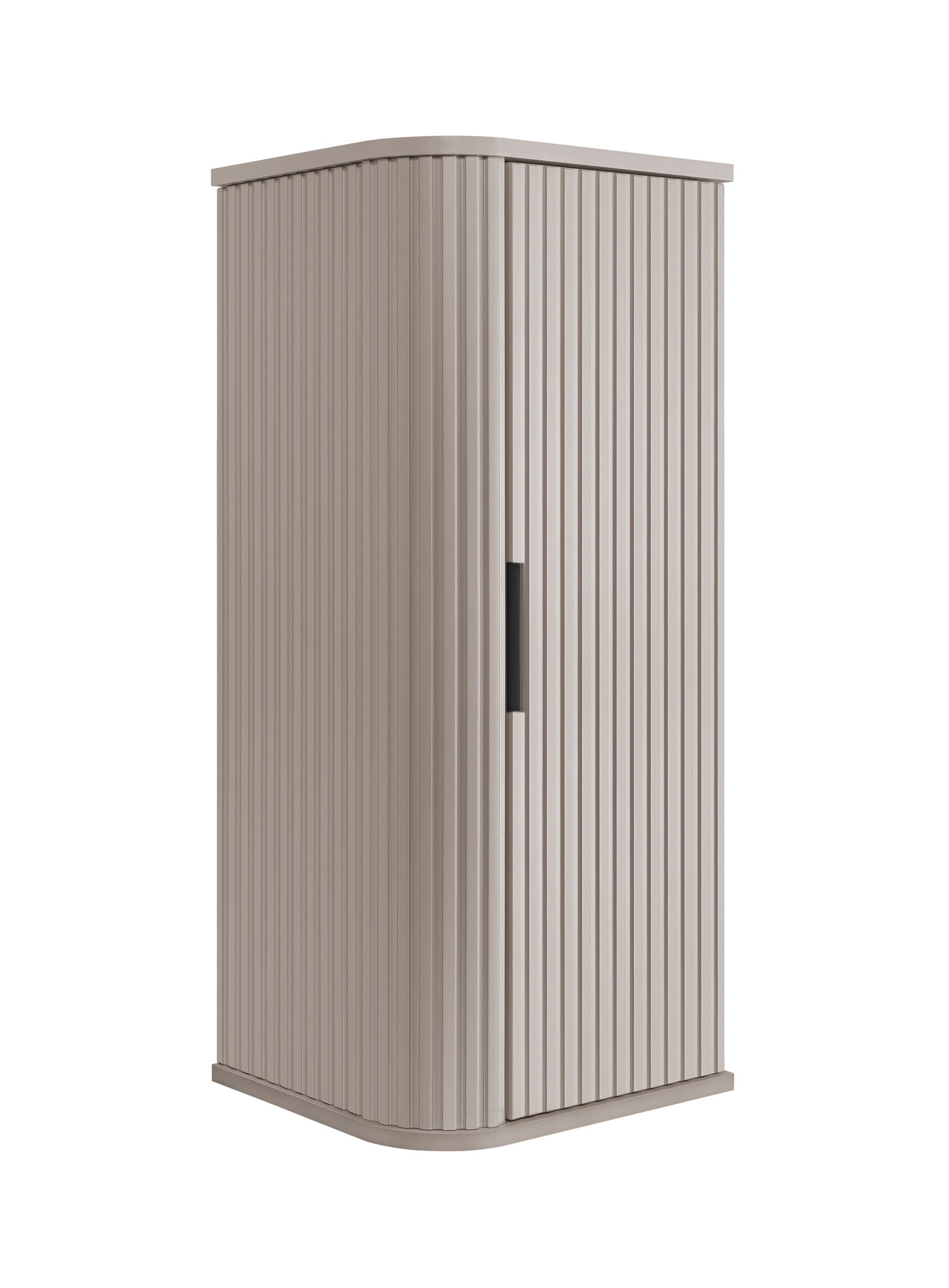 Szafka łazienkowa, kaszmir, uchwyt czarny, 79 x 35,5 x 31,5 cm