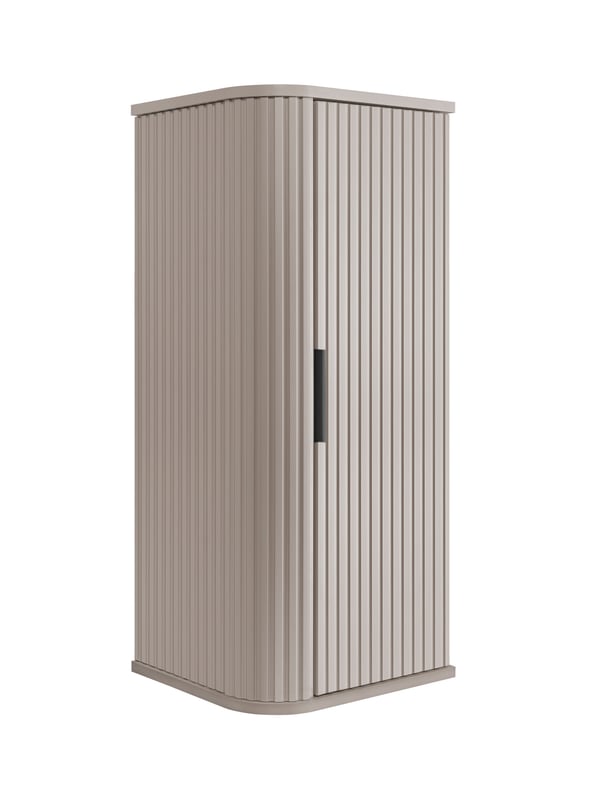 Szafka łazienkowa, kaszmir, uchwyt czarny, 79 x 35,5 x 31,5 cm