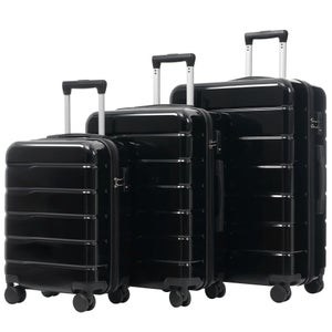 Set di Valigie Trolley 3 Pezzi Espandibili, Leggere e Con Ruote Set di Valigie Trolley 3 Pezzi Espandibili, Leggere e Con Ruote