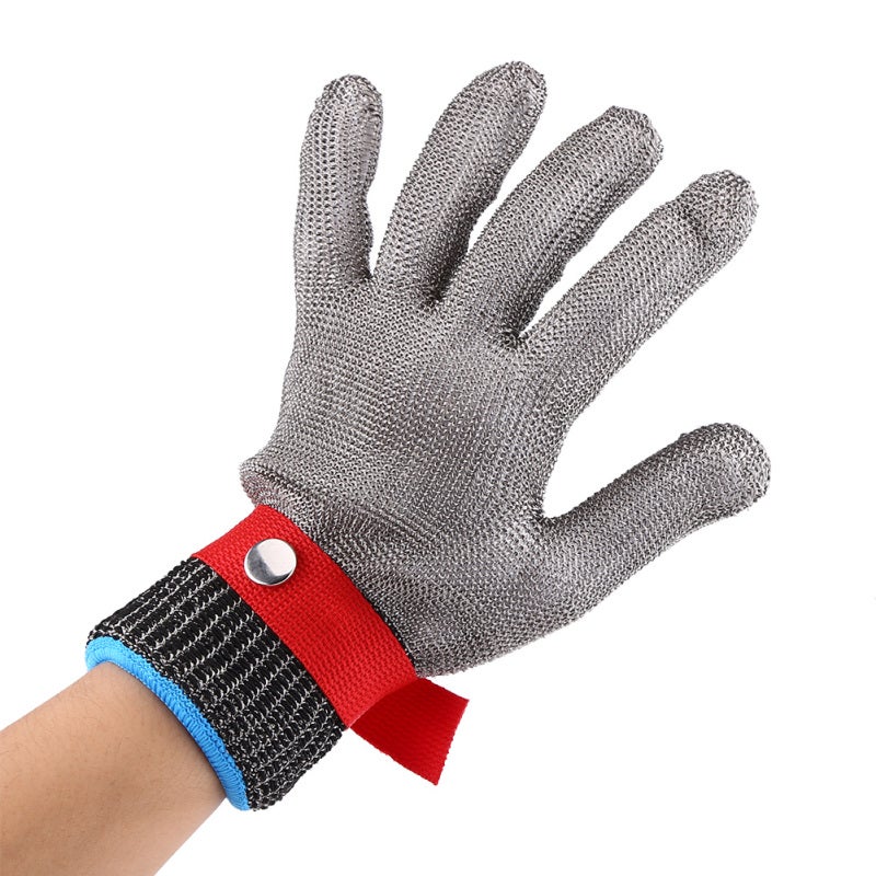 Gant de travail de sécurité en acier inoxydable SS304 résistant aux coupures, outil de protection pour boucher - 3