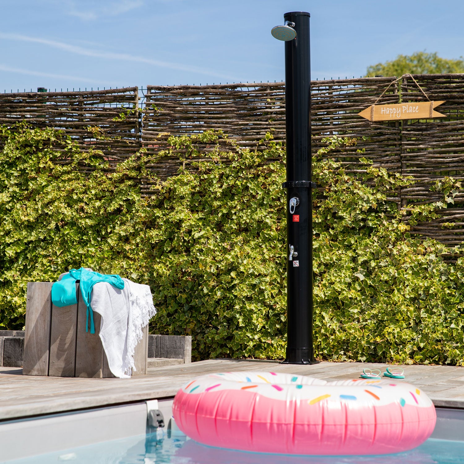 Ducha solar FIDGI negra 35L - 6