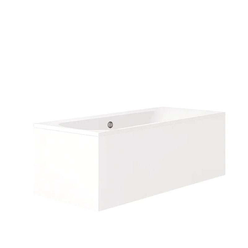 Pack bañera recta 170 x 75 jacob delafon elise + faldón esquinero + desagüe